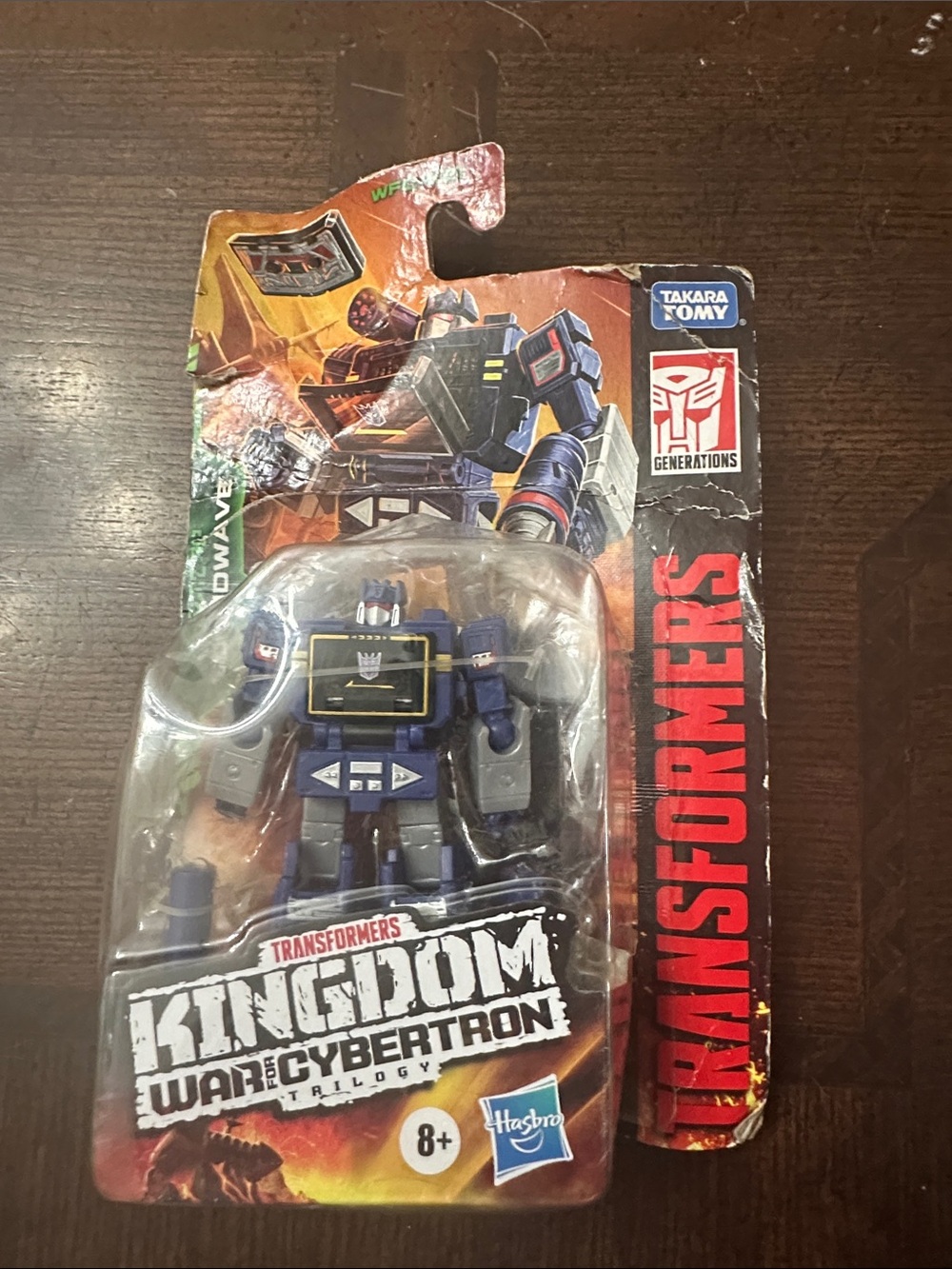 Hasbro Transformers Kingdom Soundwave Action Figure - Blue, Gray, Black